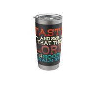 Taste and See That The Lord is Good Religious Cooking Chef Stainless Steel Insulated Tumbler