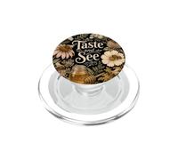 Taste and See Vintage Bees Flowers Honey Jar Art PopSockets PopGrip for MagSafe
