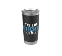 Taste of Flight Aviation Airplane Pilot Crew Stainless Steel Insulated Tumbler