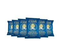 Taste of Game Crisps | Smoked Pheasant & Wild Mushroom Flavour | 6 x 150g Snack Packs | Gluten Free, Vegetarian & Vegan | British Potatoes with Skin-On | Batch Cooked for Extra Crunch