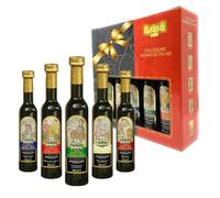 Taste of Italy - Gift Set Extra Virgin Olive Oil Experience 5 Different Regions from Italy, 5 Olive Oil Types, First Cold Pressed, Tasting and Dipping Olive Oil Gift Box, (Pack of 5)