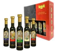 Taste of Italy - Gift Set Extra Virgin Olive Oil Experience 5 Different Regions from Italy, 5 Olive Oil Types, First Cold Pressed, Tasting and Dipping Olive Oil Gift Box, (Pack of 5)