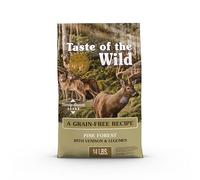 Taste of the Wild Grain Free High Protein Real Meat Recipe Pine Forest Premium Dry Dog Food, Venison, 14 pounds
