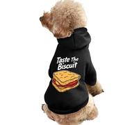 Taste The Biscuit Dog Hoodie Sweatshirt Pet Clothes Dog Pullover Sweaters Winter Jacket for Dogs Cats