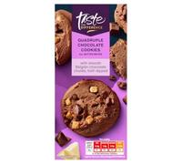 Taste the Difference Quadruple Chocolate Cookies, 200g,Suitable for vegetarians