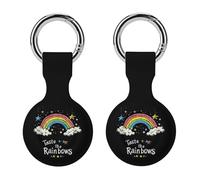Taste The Rainbow Clouds Stars Full Protective Cover Case with Keyring Silicone Skin