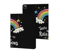 Taste The Rainbow Clouds Stars Slim Case Compatible with iPad 10th 9th 8th 7th Generation 2022 2021 2020 2019 Protective Cover Stand