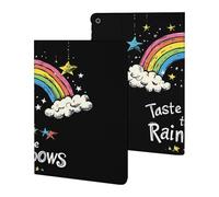 Taste The Rainbow Clouds Stars Slim Case Compatible with iPad 10th 9th 8th 7th Generation 2022 2021 2020 2019 Protective Cover Stand