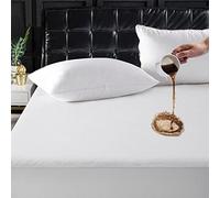 TASTELIFE California King Mattress Protector 100% Waterproof Fitted with Deep Corner Breathable Noiseless Waterproof Washable Mattress Protector Vinyl Free (Cali King, White)