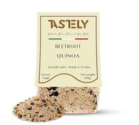 Tastely Beetroot Quinoa - 200g | Instant Quinoa Meal with Beetroot and Vegetables - Plant Based Quick Cooking Puffed Quinoa | High in Fiber and Protein Rich - Suitable for Vegan and Gluten Free Diets