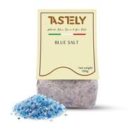 Tastely Blue Salt - 300g | Natural Rock kosher Salt Crystals with Rich Mineral - Hand Mind Unrefined Seasoning Salt for Cooking and Finishing | Suitable for Vegan and Gluten Free Diets