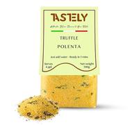 Tastely Polenta with Truffle Mix - 300g | Ready to Cook Maize Meal with Truffle and Herbs - Creamy Texture Italian Style Instant polenta | Source of Protein - Vegan and Gluten Free