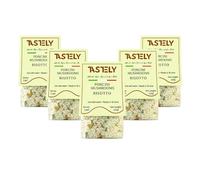 Tastely Porcini Mushroom Risotto - 250g | Pack of 6 | Authentic Italian Porcini, Vegan & Gluten-Free | Instat Meal, Rich Umami Flavor, Creamy Mushroom Risotto