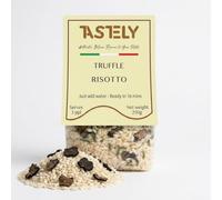 Tastely Truffle Risotto - 250g | Italian Style Carnaroli Rice with Truffle and Herbs - Ready to Cook Creamy Quick Risotto Ready Meal in 15 Minutes | Source of Protein, Vegan and Gluten Free