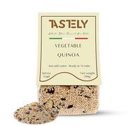 Tastely Vegetable Quinoa - 200g |Instant Quinoa Meal with Mixed Vegetables - Plant Based Quick Cooking Puffed Quinoa | High in Fiber and Protein Rich - Suitable for Vegan and Gluten Free Diets
