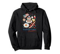 Tastes Like Freedom 4th July Independence Day Pullover Hoodie