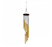 Tastetreasure 27 Inch Golden Wind Chimes for Outside, Tuned Metal Windchimes with Spiral Long Tubes, Elegant Decoration for Garden Patio Porch, Memorial Sympathy Gift for Women Mom, 1 Pack