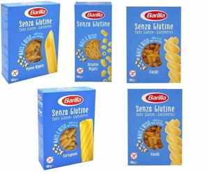 TASTING BOX Barilla Italian Pasta Gluten Free mixed sizes 5 x 400g (2 kg)