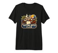 Tasting Notes Club Coffee Cupping Sensory Evaluation Premium T-Shirt