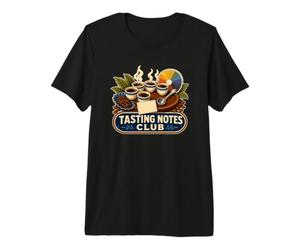 Tasting Notes Club Coffee Cupping Sensory Evaluation Premium T-Shirt