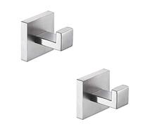 TASTOS 5YVH Stainless Steel Hook Brushed Silver, Acrylic