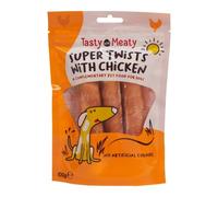 Tasty and Meaty Jumbo Twisters Chicken Dog Treats - 100g