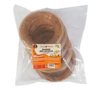 Tasty and Meaty Rawhide Pressed Ring for Dogs - Pack of 5