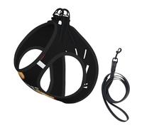 Tasty Fast Food Fresh No Pull Dog Harness and Leash Set, Cute Reflective Adjustable Vest for Small Dogs,Breathable Mesh Puppy Harness for Walking Hiking,Medium