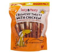 Tasty and Meaty Chewy Twists with Chicken Dog Treats - 320g