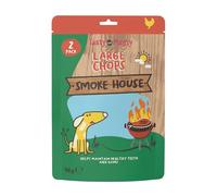 Tasty & Meaty Chicken Dog Treats, Large BBQ Smokehouse Large Chops for Adult Dogs, High in Protein, Low Fat, Rawhide Free Training Treats, No Artifical Colours, 96g