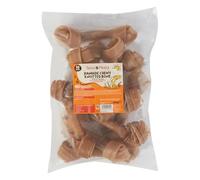 Tasty and Meaty Rawhide Knotted Chews Treats for Dogs - Pack of 10