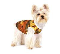 Tasty Pasta,Cotton Sleeveless Pet T-Shirt Soft Stretchy Puppy Breathable Vest,M