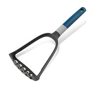 Tasty Plastic 2 in 1 Potato Masher and Spaghetti Spoon, Mashed Potato Tool and Spaghetti Server Made of 2H Material, Dishwasher Safe, Dimensions: 19x11cm, Colours: Cool Dark Blue and Grey