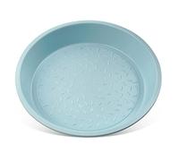 Tasty Round Cake Tin with Sprinkled Structure, Round Cake Mould, Baking Pan, Non-stick, Coated PFAS Free, Capacity:1100ml, Ø20x4.4cm, Light Blue
