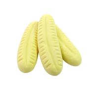 Tasty Sweets and Treats Original Bumper Foam Banana's Sweets 1 kg Pick n Mix Retro Traditional Gift, Yellow