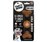 TastyBone Nylon Dog Chew Toy for Large Dogs (Lamb) - Indestructible for Aggressive Chewers, Everlasting Flavour, Strong Healthy Teeth, Made in the UK