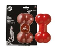 TastyBone Nylon Dog Chew Toy for Extra Large Dogs (Beef) - Indestructible for Aggressive Chewers, Everlasting Flavour, Strong Healthy Teeth, Made in the UK