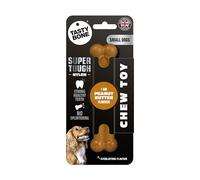 TastyBone Nylon Dog Chew Toy for Small Dogs (Peanut Butter) - Indestructible for Aggressive Chewers, Everlasting Flavour, Strong Healthy Teeth, Made in the UK