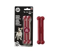 TastyBone Nylon Dog Chew Toy for Small Dogs (Roast Beef & Red Wine) - Indestructible for Aggressive Chewers, Everlasting Flavour, Strong Healthy Teeth, Made in the UK
