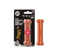 TastyBone Nylon Dog Chew Toy for Toy Dogs (Bacon) - Indestructible for Aggressive Chewers, Everlasting Flavour, Strong Healthy Teeth, Made in the UK