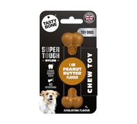 TastyBone Nylon Dog Chew Toy for Toy Dogs (Lamb) - Indestructible for Aggressive Chewers, Everlasting Flavour, Strong Healthy Teeth, Made in the UK