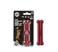 TastyBone Nylon Dog Chew Toy for Toy Dogs (Roast Beef & Red Wine) - Indestructible for Aggressive Chewers, Everlasting Flavour, Strong Healthy Teeth, Made in the UK
