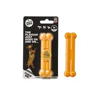 TastyBone Nylon Dog Chew Toy for Toy Dogs (Roast Chicken & Thyme) - Indestructible for Aggressive Chewers, Everlasting Flavour, Strong Healthy Teeth, Made in the UK