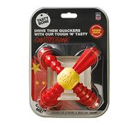 TastyBone QuattroBone Nylon Dog Chew Toy for Small Dogs (Hoisin Duck) - Indestructible for Aggressive Chewers, Everlasting Flavour, Strong Healthy Teeth, Made in the UK