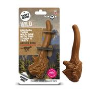 TastyBone WILD Nylon Dog Chew Toy for Small Dogs (Venison) - Indestructible for Aggressive Chewers, Everlasting Flavour, Strong Healthy Teeth, Made in the UK