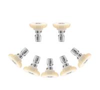 TasuoX Pressure Washer Tips, 40° White Power Washer Nozzle Tips, Pressure Washer Nozzle 7 Pack, 1/4 Inch Quick Connector, 4000 PSI