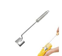 Tasutter Corn Cob Peeler, Long Handle Stainless Steel Corn Stripping Tool Planer Cutter, for Corn on The Cob Stripper Tool, Easy Clean Corn Cutter Remover for Home Kitchen (1pc)