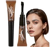 Tat-to Eye Brow Peel off,Tat-too Eye Brow Tint,Peel off Stain for Natural Tatt-o Eyebrows,Anti Smudge Lasting Eyebrow Gel Dark Brown,Easy Pe/el-off E/ye/brow Gel,Semi-Permanent Colour Ey/ebr/ow Dye(3)