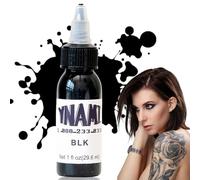 Tat/Too Ink Black,Standard Tattoo Sup/Plies Concentrated Black,Tatto Ink Tatto Supplies for Colouring and Mixing,Dyna/Mic Triple Bl/ack Tat/to in/k,Safe and Long Lasting,Vegan Friendly Practice I/nk