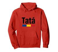 Tata Romanian Dad Gift Father's Day Romania Flag Pullover Hoodie